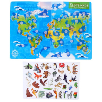 Игра на липучках &laquo;Животные мира&raquo;, плакаты