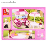 Конструктор «Розовая мечта: закусочная на колёсах», 78 деталей Конструктор «Розовая мечта: закусочная на колёсах», 78 деталей