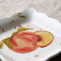 Тарелка глубокая керамическая «Летний день», 14 х 14 см, цвет белый Тарелка глубокая керамическая «Летний день», 14 х 14 см, цвет белый