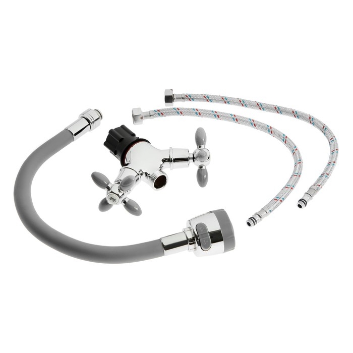 Смеситель для кухни ZEIN ZC2030, гибкий силиконовый излив, кран-букса латунь 1/2 Смеситель для кухни ZEIN ZC2030, гибкий силиконовый излив, кран-букса латунь 1/2"