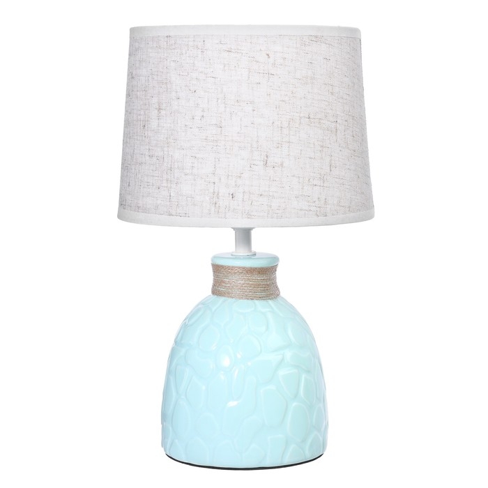 Настольная лампа "Медея" Е14 40Вт светло-зеленый 20х20х33 см RISALUX