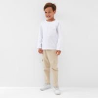 Лонгслив детский KAFTAN, р. 30 (98-104 см), белый