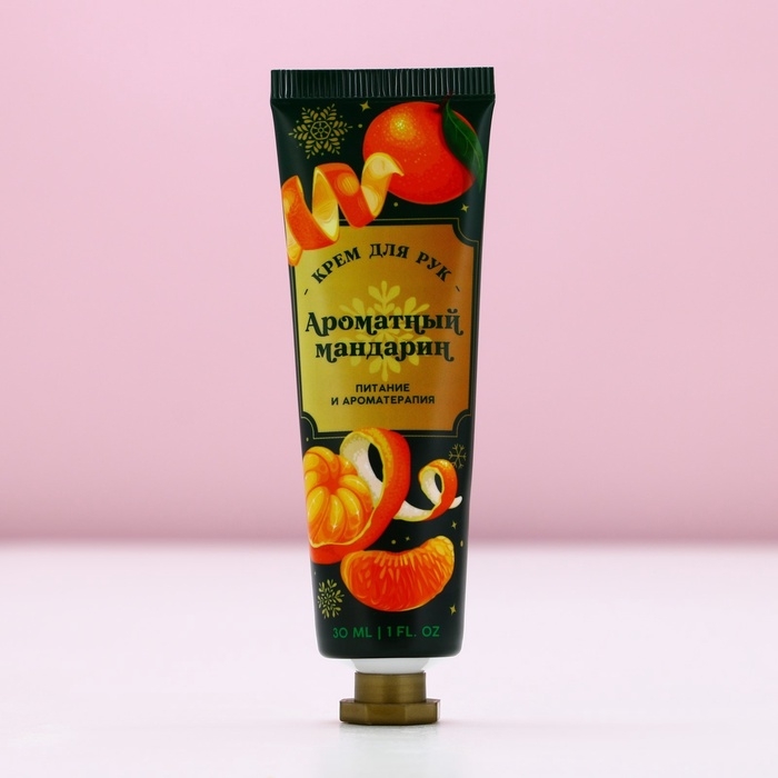 Крем для рук «Тепла и уюта!», 30 мл, аромат мандарина, Новый Год Крем для рук «Тепла и уюта!», 30 мл, аромат мандарина, Новый Год