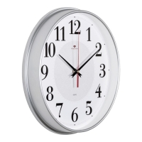 Часы настенные, интерьерные "Ромбы", бесшумные, d-29 см, серебро Часы настенные, интерьерные "Ромбы", бесшумные, d-29 см, серебро