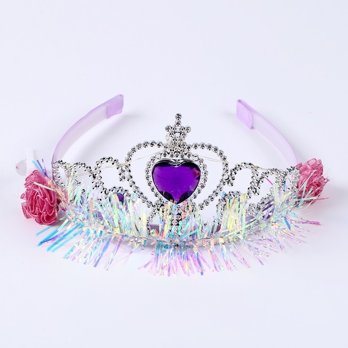 Корона &laquo;Эльза&raquo; световая, цвета МИКС