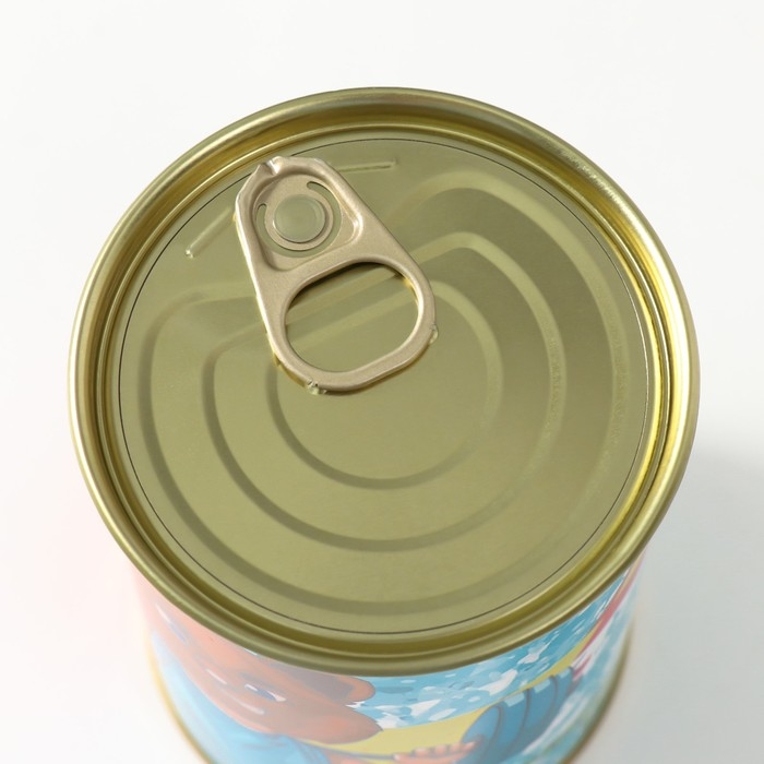 Носки в банке "Победы во всем" (внутри носки мужские, цвет чёрный)