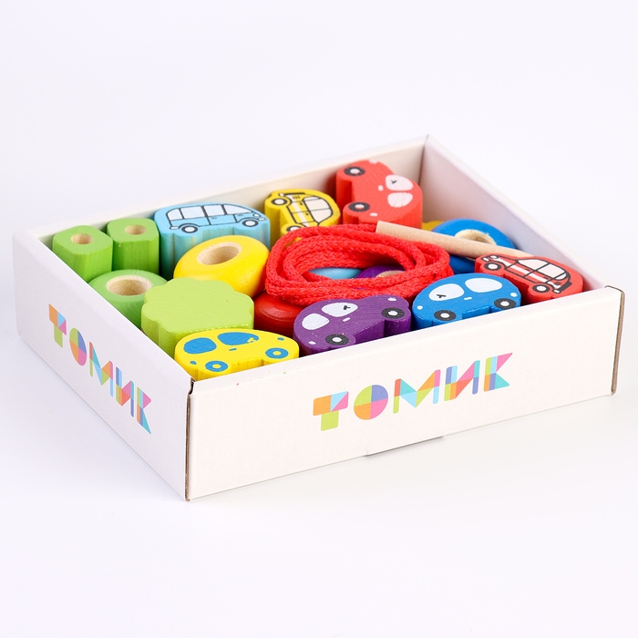 Счётный материал &laquo;Бусы. Транспорт&raquo;, 31 деталь