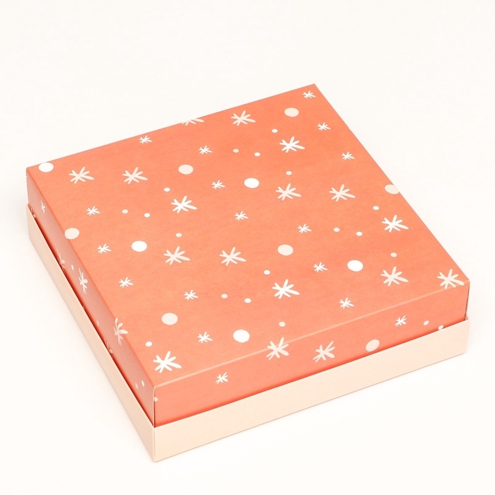 Коробка складная, Коробка складная, "Силуэт девушки" 20 х 20 х 6 см набор 5 шт