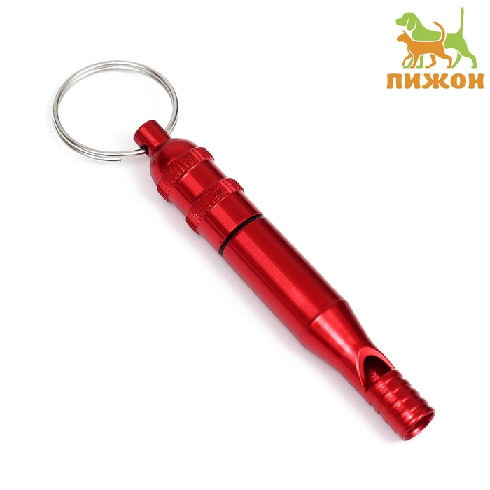 Свисток с регулируемой тональностью, 7,6 х 1,2 см, красный Свисток с регулируемой тональностью, 7,6 х 1,2 см, красный