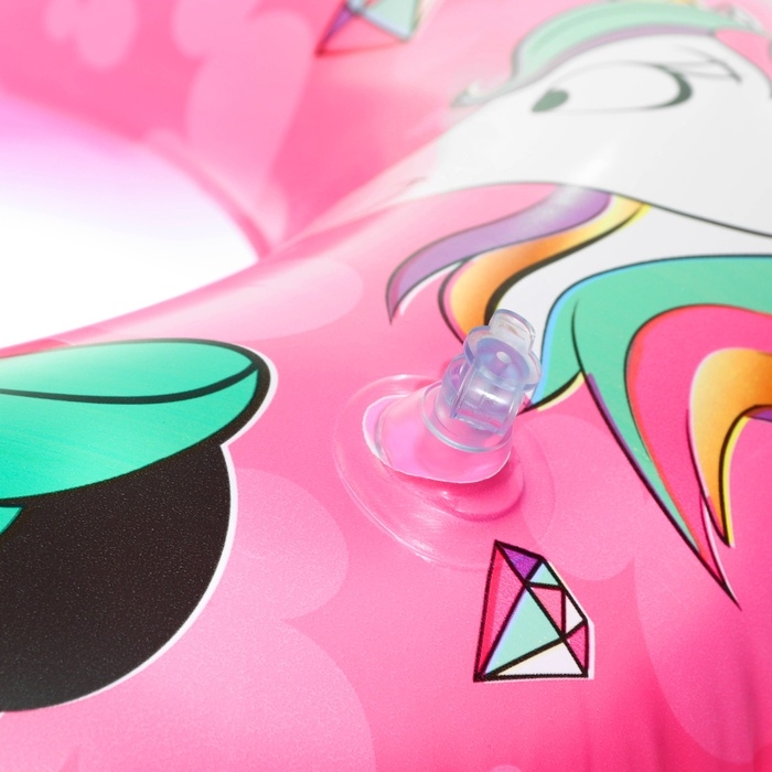 Круг надувной &laquo;Минни Маус&raquo;, для плавания 55 см., детский, цвет розовый