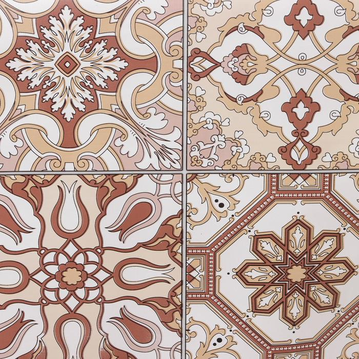 Клеёнка на стол Доляна &laquo;Велла&raquo;, на тканевой основе, рулон 20 метров, ширина 137 см