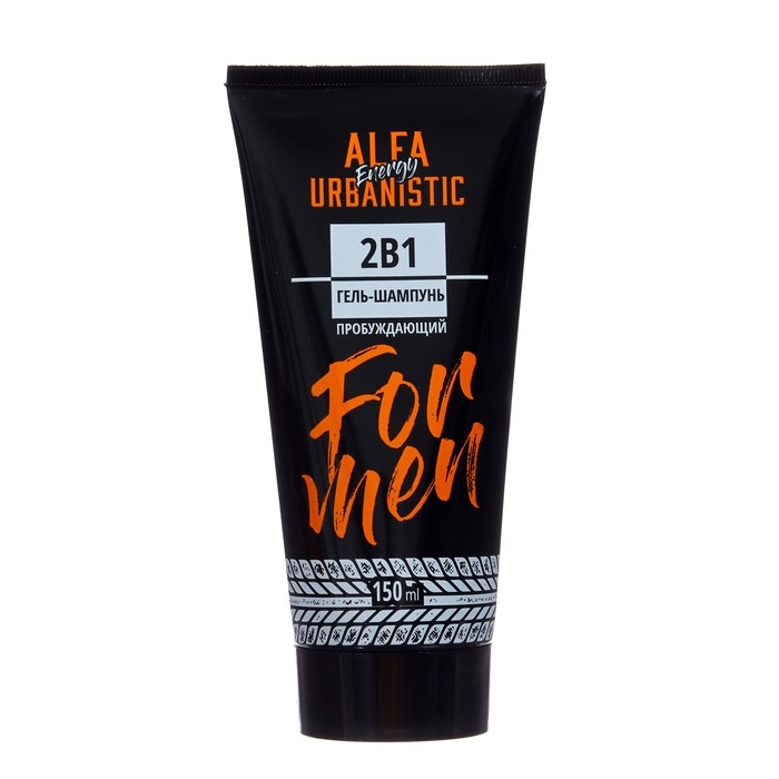 Подарочный набор косметики мужской Подарочный набор косметики мужской"Alfa Urbanistic Energy": гель после бритья, 150 мл + гель-шампунь 2 в 1, 150 мл