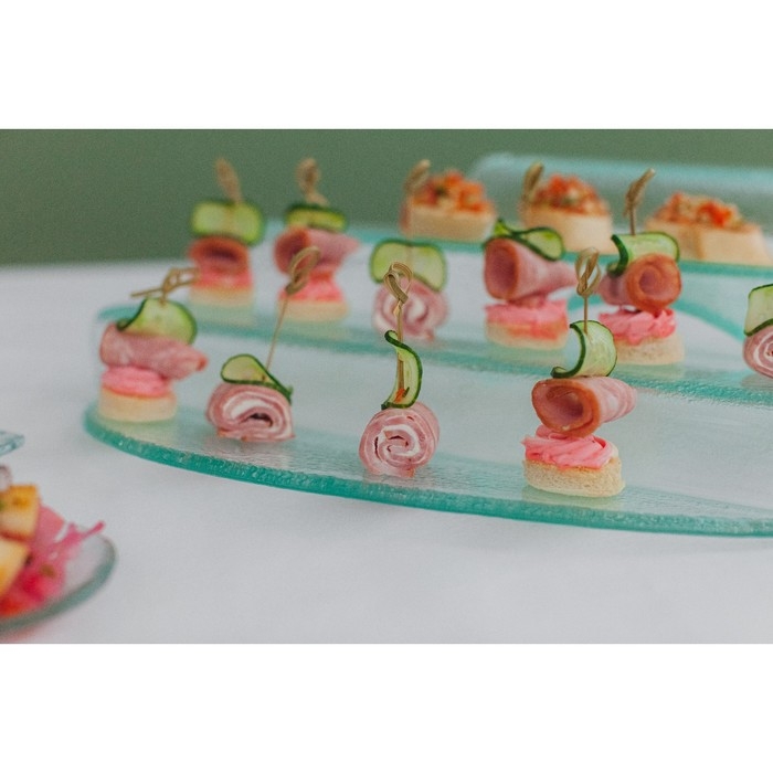 Блюдо стеклянное сервировочное Magistro &laquo;Авис&raquo;, 4 ступени, 31&times;39&times;12,5 см