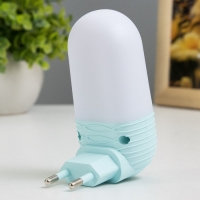 Ночник "Алиса" LED 1Вт голубой 4,5х6,5х9,5 см RISALUX Ночник "Алиса" LED 1Вт голубой 4,5х6,5х9,5 см RISALUX