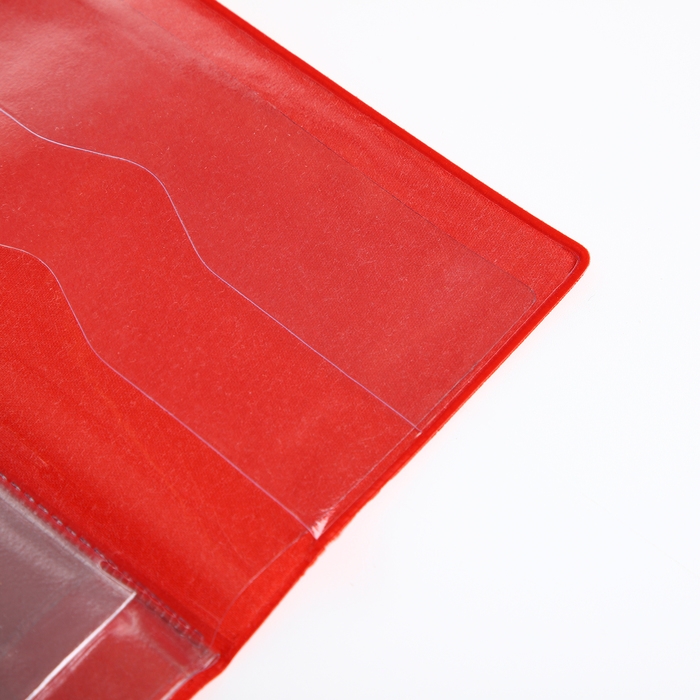 Обложка для автодокументов, цвет красный Обложка для автодокументов, цвет красный