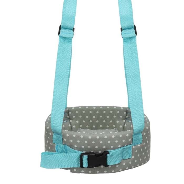 Вожжи детские №1, Серый горох, цвет серый Вожжи детские №1, Серый горох, цвет серый