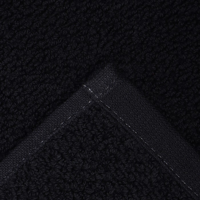 Коврик махровый Коврик махровый "Этель" Organic Black 50х70 см, 100% хл, 550гр/м2