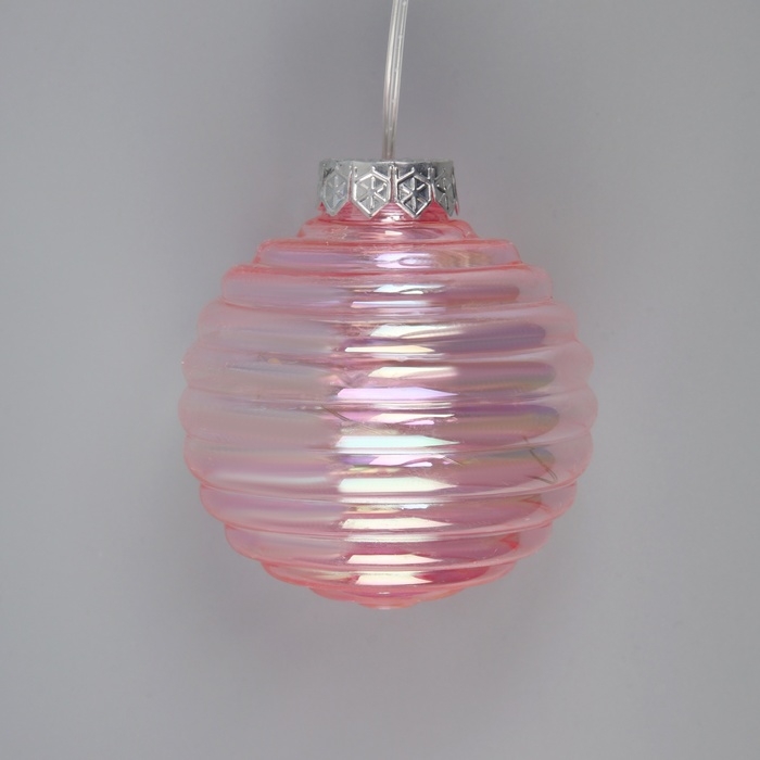 Гирлянда &laquo;Нить-гроздь&raquo; 60 см, нить прозрачная, &laquo;Красочные шары&raquo;, 30 LED, 4.5 В, батарейки ААх3 (нет в комплекте), свечение тёплое белое