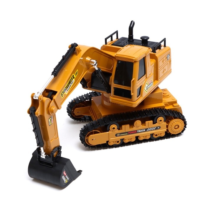 Экскаватор радиоуправляемый &laquo;Стройка&raquo;, подвижный ковш, работает от аккумулятора