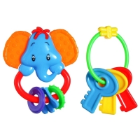 Набор погремушек &laquo;Африка&raquo;, 2 шт., Крошка Я