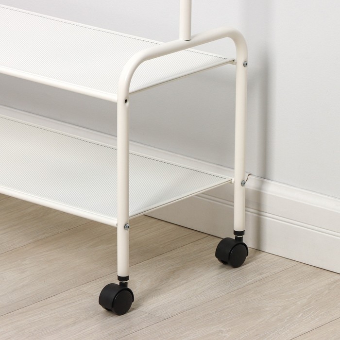 Стойка для одежды &laquo;Валенсия 32М&raquo;, 91,5&times;30&times;162 см, цвет белый