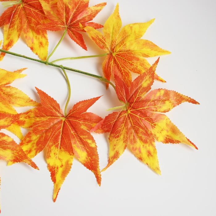 Декор &laquo;Листья на ветке&raquo; цвет жёлто-коричневый