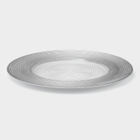 Тарелка - блюдо подстановочное &laquo;Севилья&raquo;, d=33 см, цвет серебряный