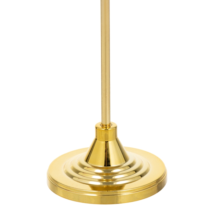 Флагшток настольный с двумя флажками 21 х 14 см, круг 6.5 х 3.5 см, 23 х 30 см, золото