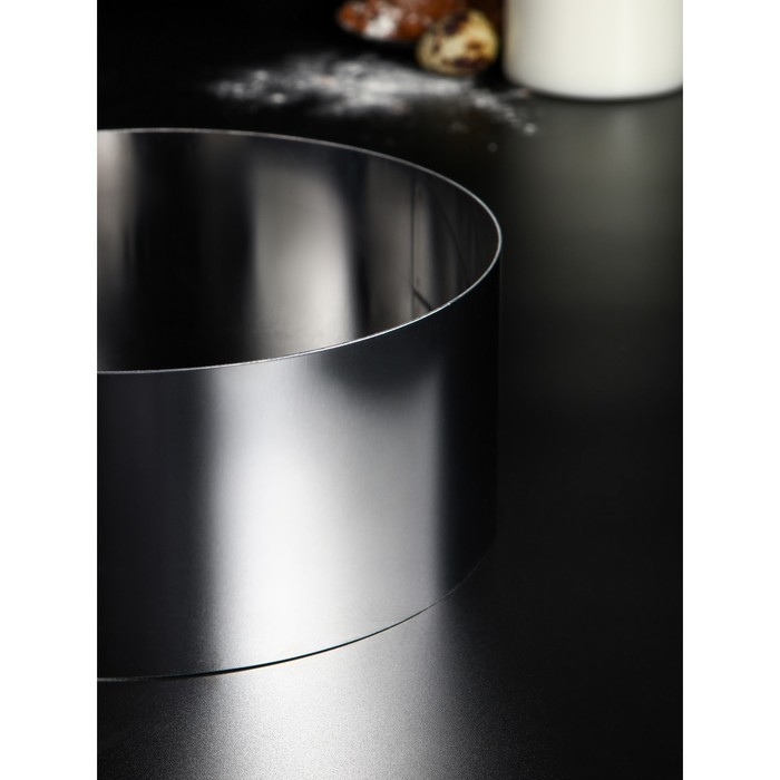 Форма для выпечки, профессиональная &laquo;Круг&raquo;, d=20 см, h=8.5 см, сталь 1 мм