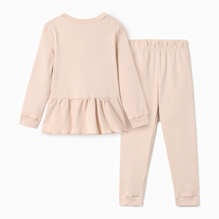 Костюм детский (джемпер, брюки) MINAKU, цвет бежевый, рост 92-98 см Костюм детский (джемпер, брюки) MINAKU, цвет бежевый, рост 92-98 см