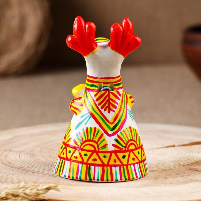 Филимоновская игрушка колокольчик &laquo;Олень&raquo;