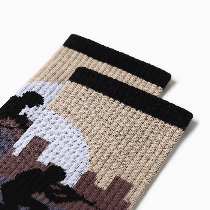 Носки мужские Носки мужские "Солдаты" р-р 41-44 (27-29 см), хаки, 80% хл.,15% п/а, 5% эл.