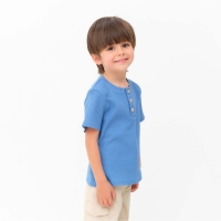 Футболка детская KAFTAN "Basic line", р.36 (134-140 см), синий