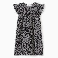 Платье детское с рюшами KAFTAN Trendy grey р.30 (98-104) Платье детское с рюшами KAFTAN Trendy grey р.30 (98-104)