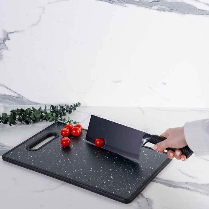 Топорик кухонный «Супер-блэк», лезвие 17,5×7 см, цвет чёрный Топорик кухонный «Супер-блэк», лезвие 17,5×7 см, цвет чёрный