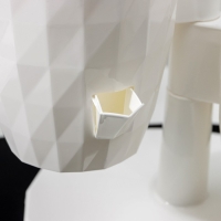 Кашпо многоярусное Ruby &laquo;Каскад&raquo;, 3 шт, 1 л, цвет белый