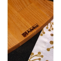 Подарочный набор посуды Adelica &laquo;Новогодний олень&raquo;, менажница ёлка 22&times;18 см, тарелка 22&times;20 см, берёза