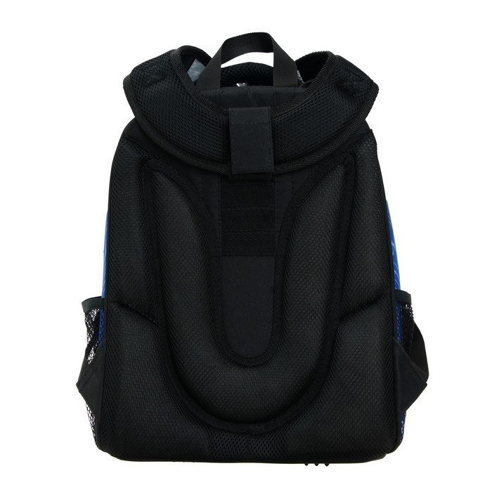 Рюкзак каркасный 38 х 30 х 16 см, эргономичная спинка, Calligrata Probag "Мото" (школьный, с ситемой роста)