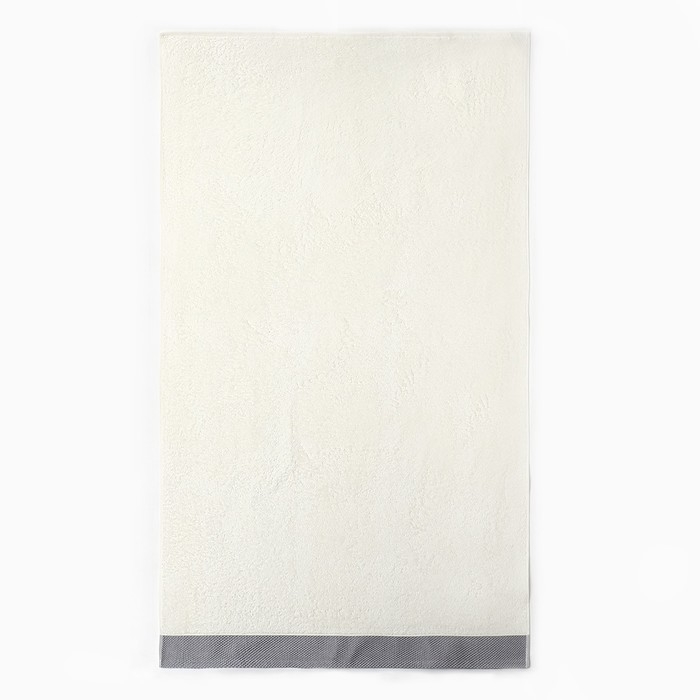 Полотенце махровое Love Life Полотенце махровое Love Life "Honey" 70*140 см, молочный, серый, 100% хл, 450 гр/м2