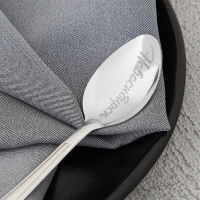 Ложка с гравировкой на открытке &laquo;Новосибирск&raquo;, 3 х 14 см