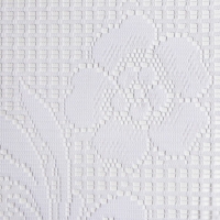 Тюль на кухню со шторной лентой, 155х220 см, цвет белый, 100% полиэстер Тюль на кухню со шторной лентой, 155х220 см, цвет белый, 100% полиэстер