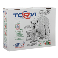 Зимние сапоги Torvi, ЭВА с многослойным сменным вкладышем, -60С, цвет чёрный, размер 40-41