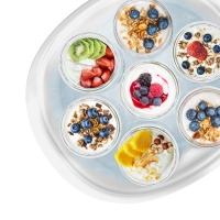 Йогуртница Centek CT-1442, 17 Вт, 0.2 л, 7 ёмкостей, стекло, серая Йогуртница Centek CT-1442, 17 Вт, 0.2 л, 7 ёмкостей, стекло, серая