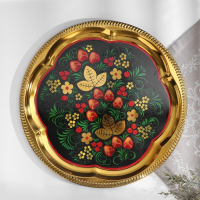 Набор «Хохлома», овал, 3 предмета, самовар 3 л, заварочный чайник 0,7 л, поднос Набор «Хохлома», овал, 3 предмета, самовар 3 л, заварочный чайник 0,7 л, поднос