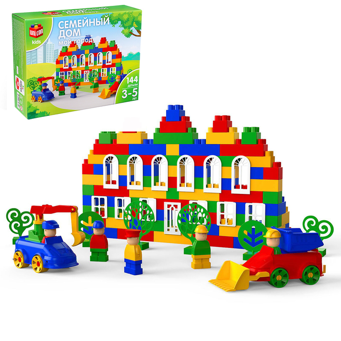 Конструктор &laquo;Мой город: Семейный дом&raquo;, 144 детали
