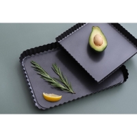 Форма для выпечки Доляна «Жаклин. Рифленый прямоугольник», 31×21×3 см, съёмное дно, антипригарное покрытие, цвет чёрный Форма для выпечки Доляна «Жаклин. Рифленый прямоугольник», 31×21×3 см, съёмное дно, антипригарное покрытие, цвет чёрный