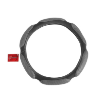 Оплетка на руль TORSO, анатомическая, 6 подушек, размер 38 см, серый