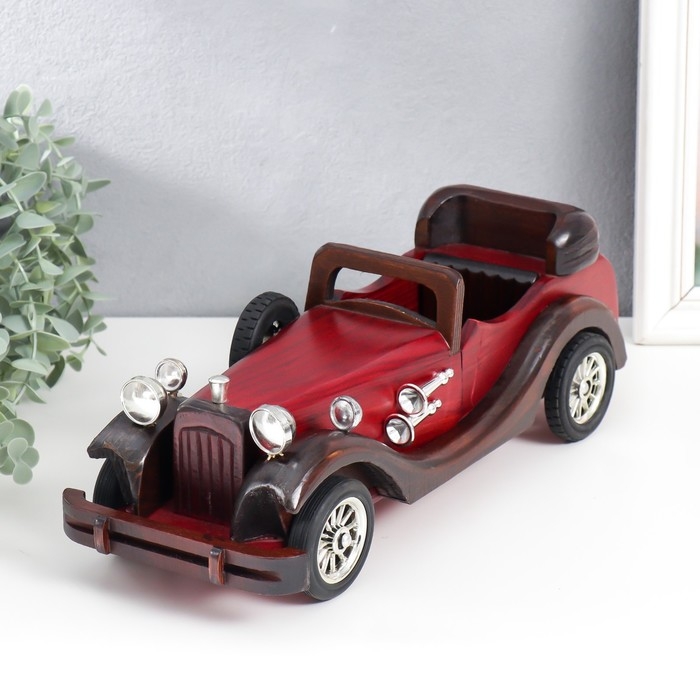 Сувенир дерево "Ретро. Автомобиль - кабриолет" 11,5х13х37 см