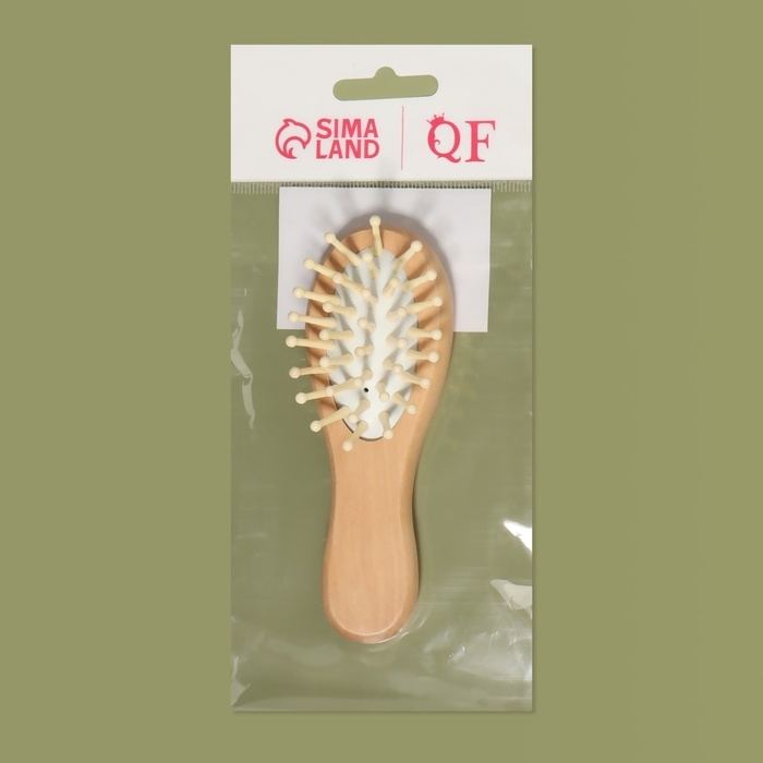 Расчёска-мини массажная, деревянная, 4 × 11,5 см, цвет «светлое дерево» Расчёска-мини массажная, деревянная, 4 × 11,5 см, цвет «светлое дерево»
