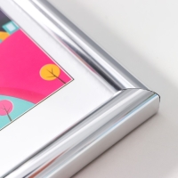 Фоторамка пластик "Палитра" 10x15 см, серебро Фоторамка пластик "Палитра" 10x15 см, серебро